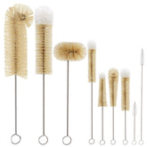 MASTERTOP bottle brush set with long-bristle stem reaches deep bottles for thorough cleaning
