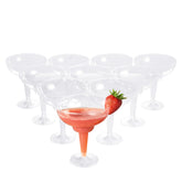 MATANA 10 Elegant Margarita Glasses with 360ml capacity for refined weddings.