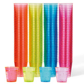 MATANA 150 neon shot glasses in bright colors for stylish tasting samples.