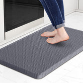 Mattitude kitchen mat front view in grey for anti-fatigue comfort during standing