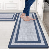 Mattitude Kitchen Mats 2-pack rectangular mats provide ergonomic standing comfort in busy kitchens.
