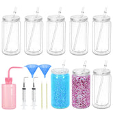 Maucircol 16 oz snowglobe tumbler ready for DIY glitter fill