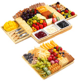 Maxboro charcuterie board with knife set for stylish entertaining.
