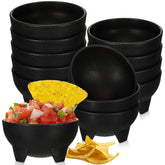 Maxcheck 12-piece salsa bowls set on table for stylish party presentations.