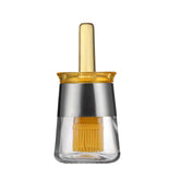 MAXCOOK oil bottle brush for precise oil distribution on food.