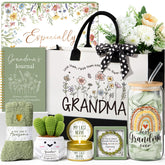 MAYICIVO canvas tote bag for grandma with roomy interior and durable handles