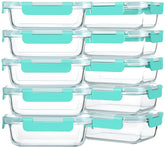M MCIRCO 22oz glass meal prep container with lid, ideal for reheating in microwave