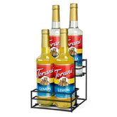 MCSAPIL Coffee Syrup Rack displaying four flavors for organized drink customization