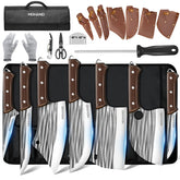 MDHAND Serbian chef knife for precise slicing and versatile prep