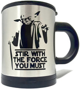 Mean Muggin self-stirring star mug front view for daily coffee