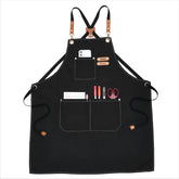 MEEDEN painting apron with cross-back waterproof design protects clothes during painting sessions.