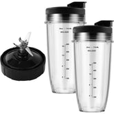 Meet JUICE Ninja 24oz cup with to-go lid for on-the-go smoothies.