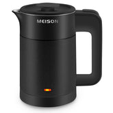 MEISON 0.6L kettle interior stainless steel ensures pure water contact with no plastic