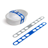 Mella Lid Latch secures a crockpot lid for mess-free transport.