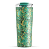 Meoky 24 oz travel mug in Emerald Bloom, ready for on-the-go hydration.