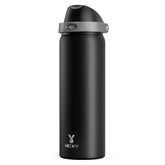 Meoky 32 oz bottle with 2-in-1 lid for versatile sipping on the go during workouts.