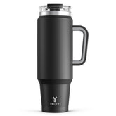 Meoky 40 oz tumbler with handle and straw for on-the-go hydration.
