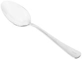 Mercer Culinary plating spoon with solid 9-inch bowl enabling precise drizzle and garnish.