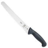 Mercer Millennia bread knife with a wavy-edge blade for clean crust slicing.