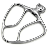Merisch stainless steel flat beater for KitchenAid, durable and dishwasher-safe for easy cleanup.