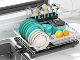 MERRYBOX dish rack top view showing spacious plate capacity for busy kitchens