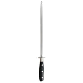 Messermeister 12-inch ceramic sharpening rod for precise edge maintenance.