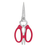 Messermeister 8-Inch Take-Apart Scissors shown for versatile kitchen cutting.