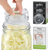 Mfacoy fermentation weights for wide-mouth jars provide secure submersion for kraut and pickles