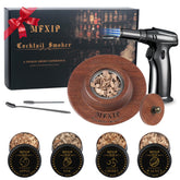 MFXIP cocktail smoker kit with torch setup enhances smoky aroma