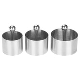 MHFOOU tuna tartare mold ring for precise, elegant plating of layered seafood dishes.