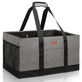 MHOMER large-capacity tote with open top for easy loading groceries.