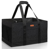 MHOMER reusable grocery bag with a waterproof bottom for damp items.
