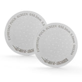 MHW-3BOMBER 58.5mm puck screen with double-layer filtration for even extraction.
