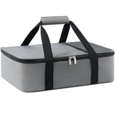 MIAOJIE insulated casserole carrier with a single-compartment design for easy meal transport.