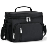 MIAOJIE insulated lunch bag front view for daily work lunches and reliability.