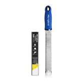 Microplane Premium Classic Zester blade closeup for precise citrus zest without pith