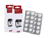 Miele coffee cleaning tablets 20-pack box, for hygienic machine maintenance.