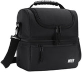 MIER adult lunch box top opening for quick snack access