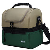 MIER adult lunch box top opening for quick snack access on the go