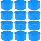 Mifengda blue round silicone cake mold for easy mini cake release