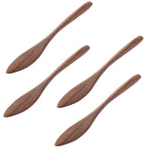 Migaku Home butter knife set packaging view showing premium walnut and eco design