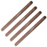 Migaku Home black walnut 6in stirrers for smooth coffee mixing.