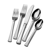 Mikasa Harmony dining fork close-up shows balanced grip and polished finish