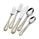 Mikasa Regent Gold Bead Dinner Fork, refined everyday elegance.