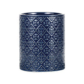 MIKIGEY kitchen utensil holder with embossed pattern keeps counters stylish and organized