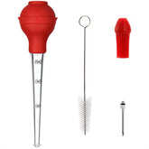 Mikim turkey baster large tube for easy flavor infusion during roasts