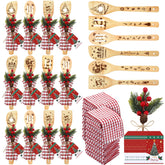 Mimorou Christmas utensils spoons for easy holiday prep.