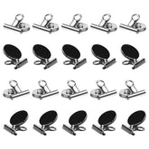 Mindful Design 20-pack heavy-duty magnetic clips for fridge securely hold notes and photos.