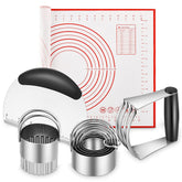 MINO ANT pastry cutter set front view for precise dough cutting