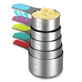Minteem magnetic 5pc set nests neatly for space-saving storage and quick access.